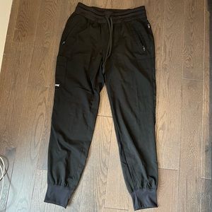 Black scrub pants